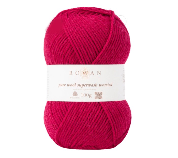 

Pure Wool Superwash Worsted /Пур Вул Супервош Ворстед/ пряжа Rowan, 9802170 (124), Розовый