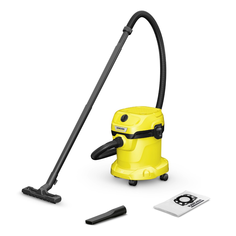 Пылесос хозяйственный Karcher WD 2 Plus V-15/4/18 (1.628-003.0), влажная и сухая уборка