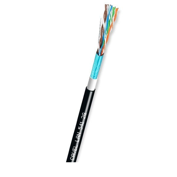 Кабель F/UTP 4р. cat 5е PVC экранированный (PE)