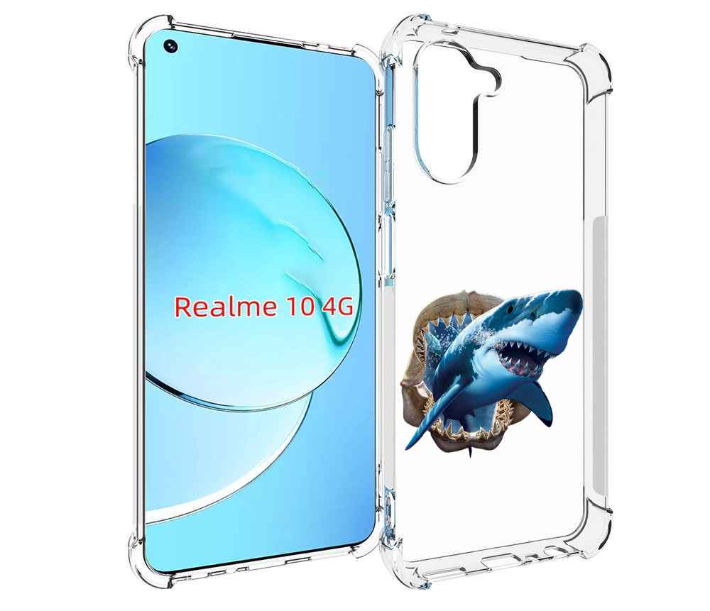 Чехол MyPads челюсти для Realme 10