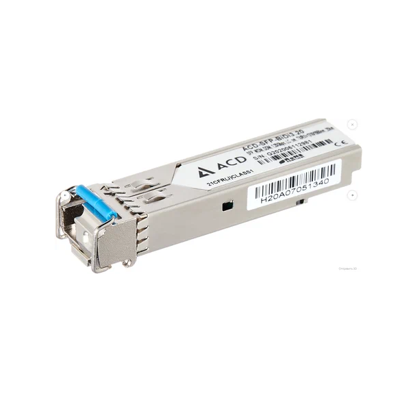 

Трансивер ACD ACD-SFP-BiDi3.20, Серебристый, ACD-SFP-BiDi3.20