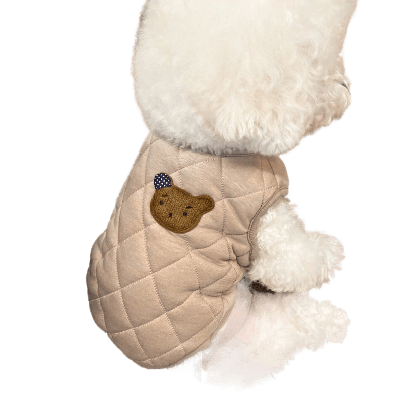 Жилетка для собак средних пород Dog&Go осенне-зимняя, бежевый, XL
