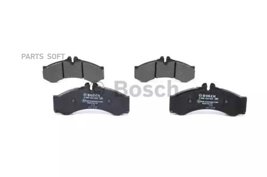 

Тормозные колодки Bosch дисковые передние 0986424832