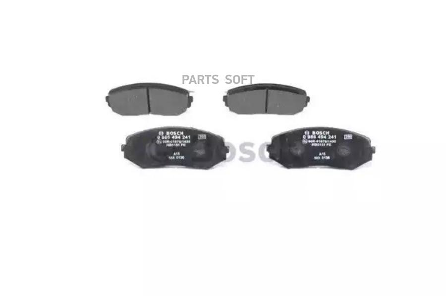 

Тормозные колодки Bosch дисковые передние 0986494241