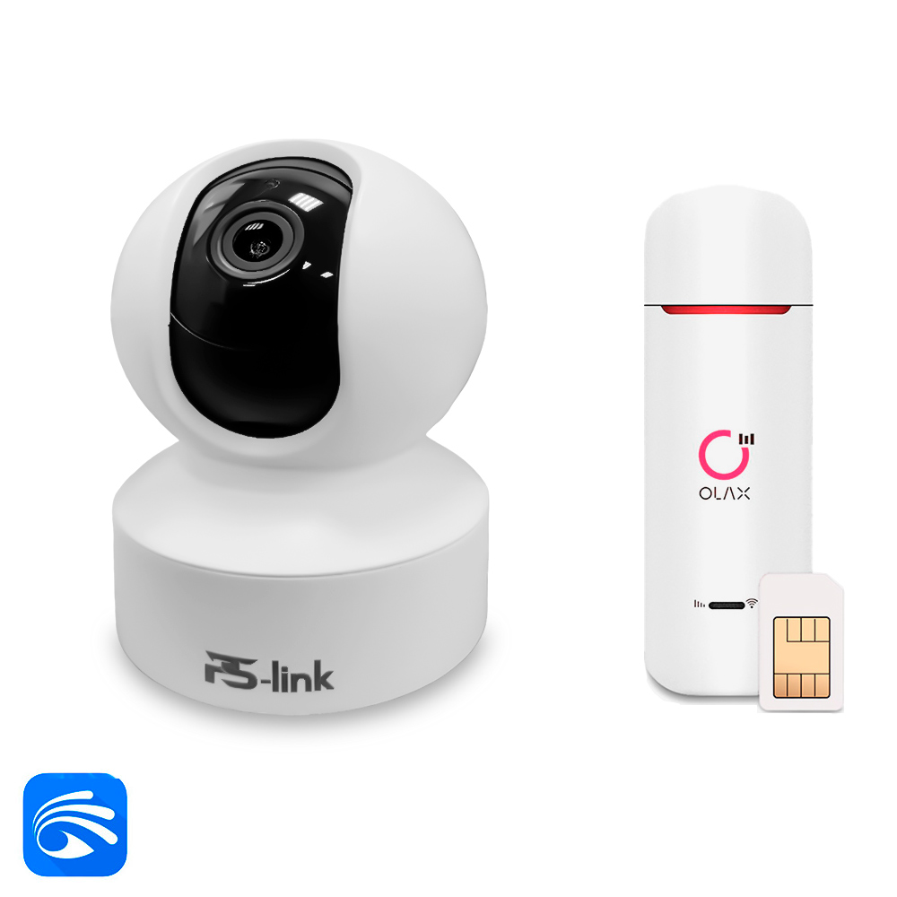 

Комплект видеонаблюдения 4G Ps-Link KIT-G50C-1-4G с поворотной камерой 5747, Белый, KIT-G50C-1-4G
