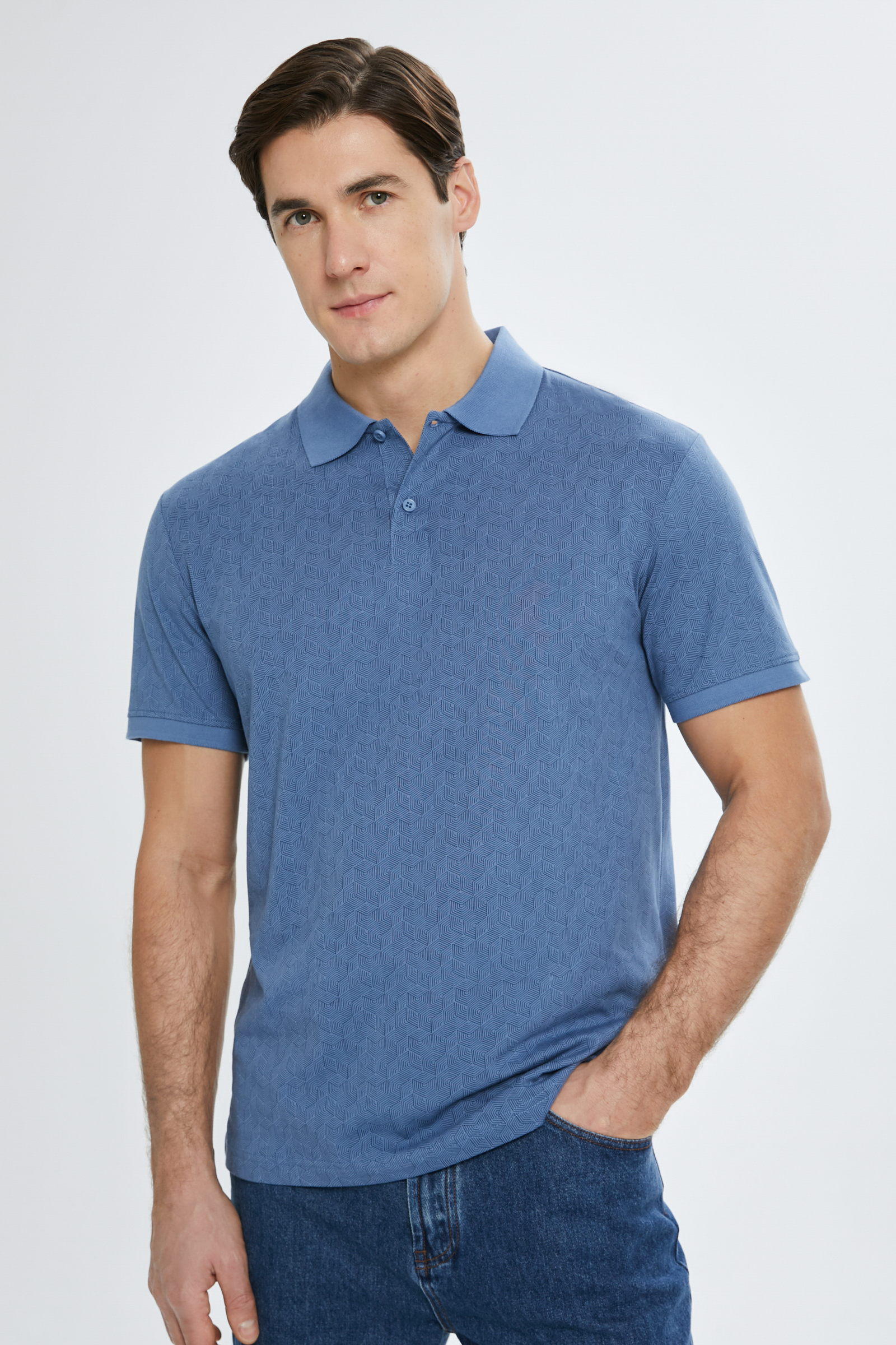 

Футболка мужская Finn Flare FBD21032 синяя 2XL, Синий, FBD21032