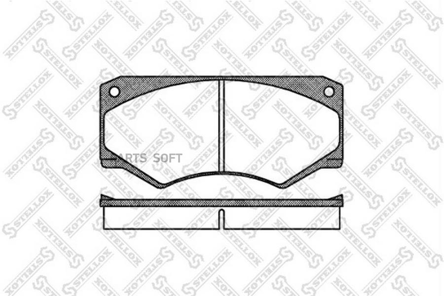 

Тормозные колодки Stellox 058000BSX