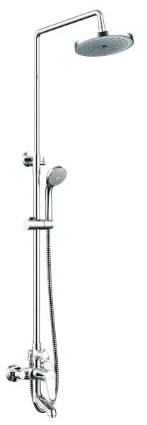 Душевая колонна Bravat ECO со смесителем для ванны F6111147C-A-RUS верхний душ bravat