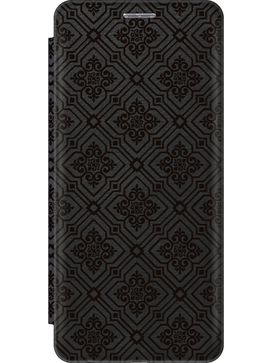 

Чехол-книжка на Infinix Hot 40i с рисунком "Элегантный паттерн" черный, 20011896