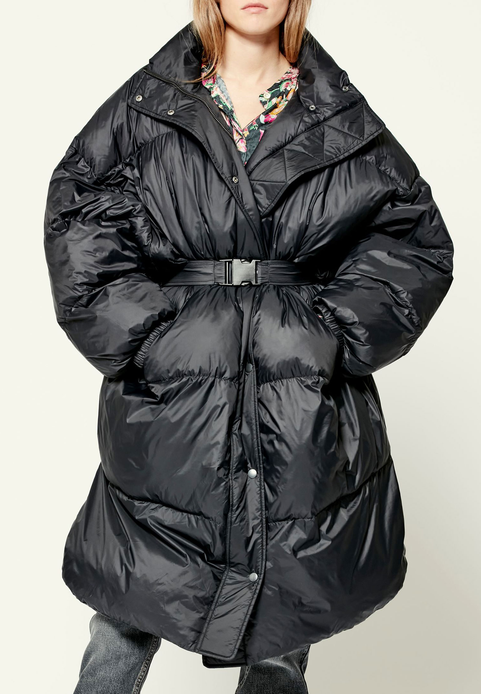 Пальто женское ETOILE Isabel Marant 138150 черное 38