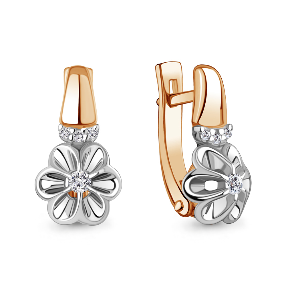 

Серьги из красного золота с бриллиантом Aquamarine Aquamarine 942994Ак_585_кз, 942994Ак_585_кз