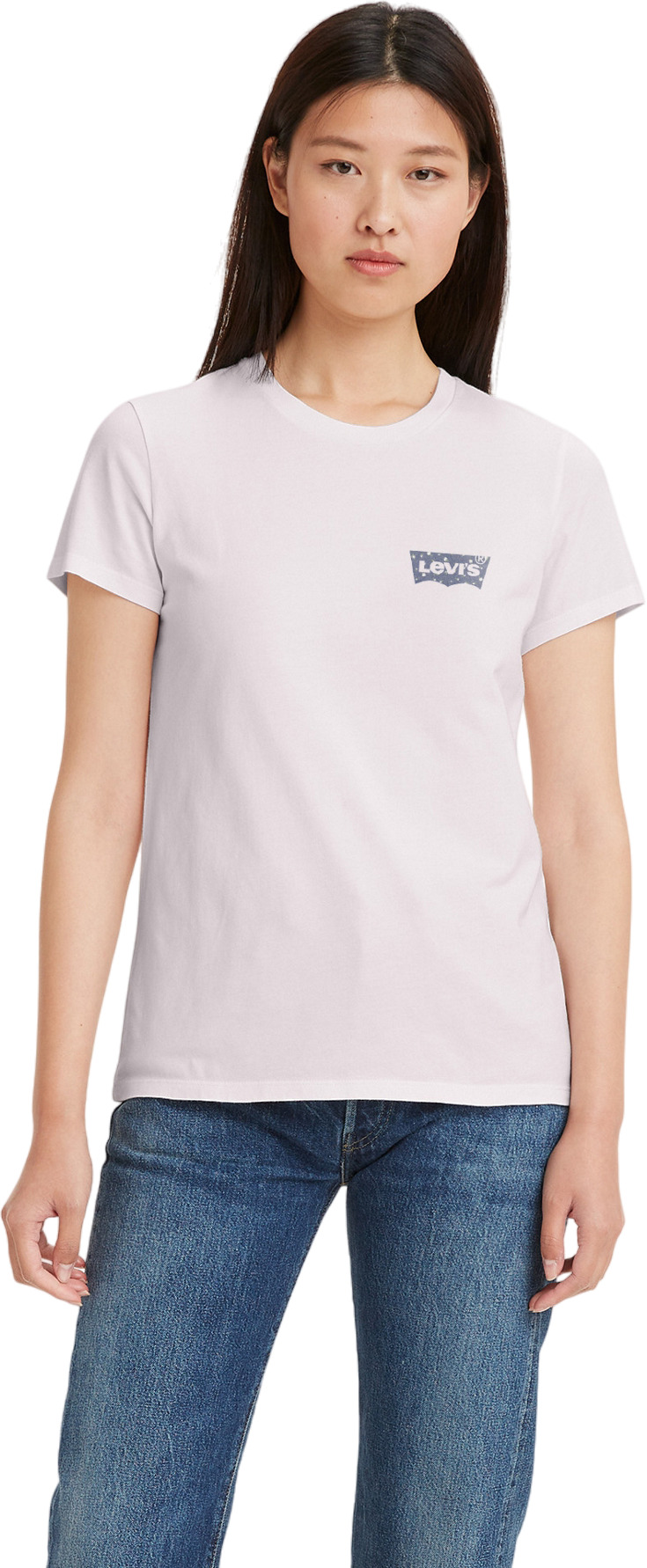 

Футболка женская Levi's Women The Perfect Tee розовая S, Розовый, Women The Perfect Tee