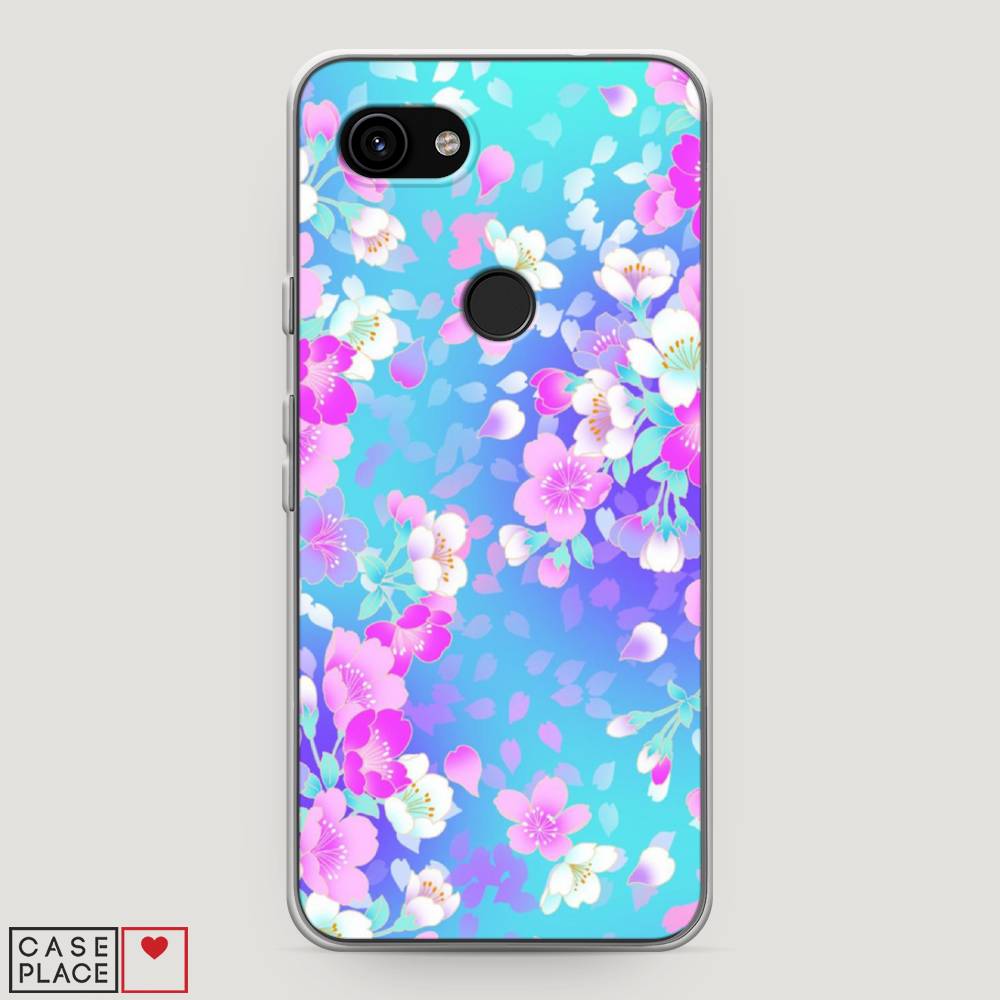 

Чехол Awog на Google Pixel 3a "Яблоневые цветы", Разноцветный, 270150-8