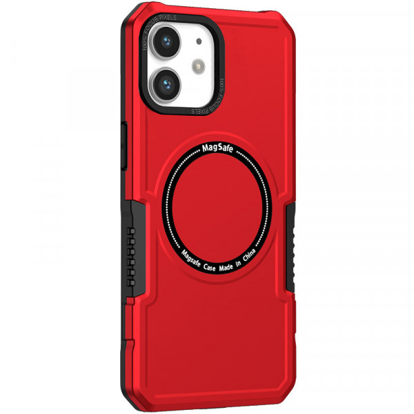 

Противоударный чехол Magnetic Armor с поддержкой MagSafe для iPhone 11, красный, Magnetic Armor