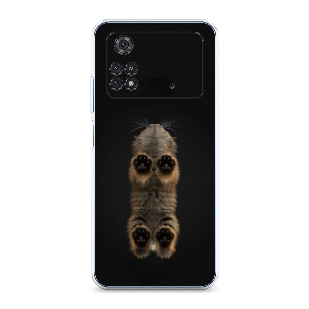 

Чехол Awog на Poco M4 Pro 4G "Кошачьи лапки", Разноцветный, 313050-1