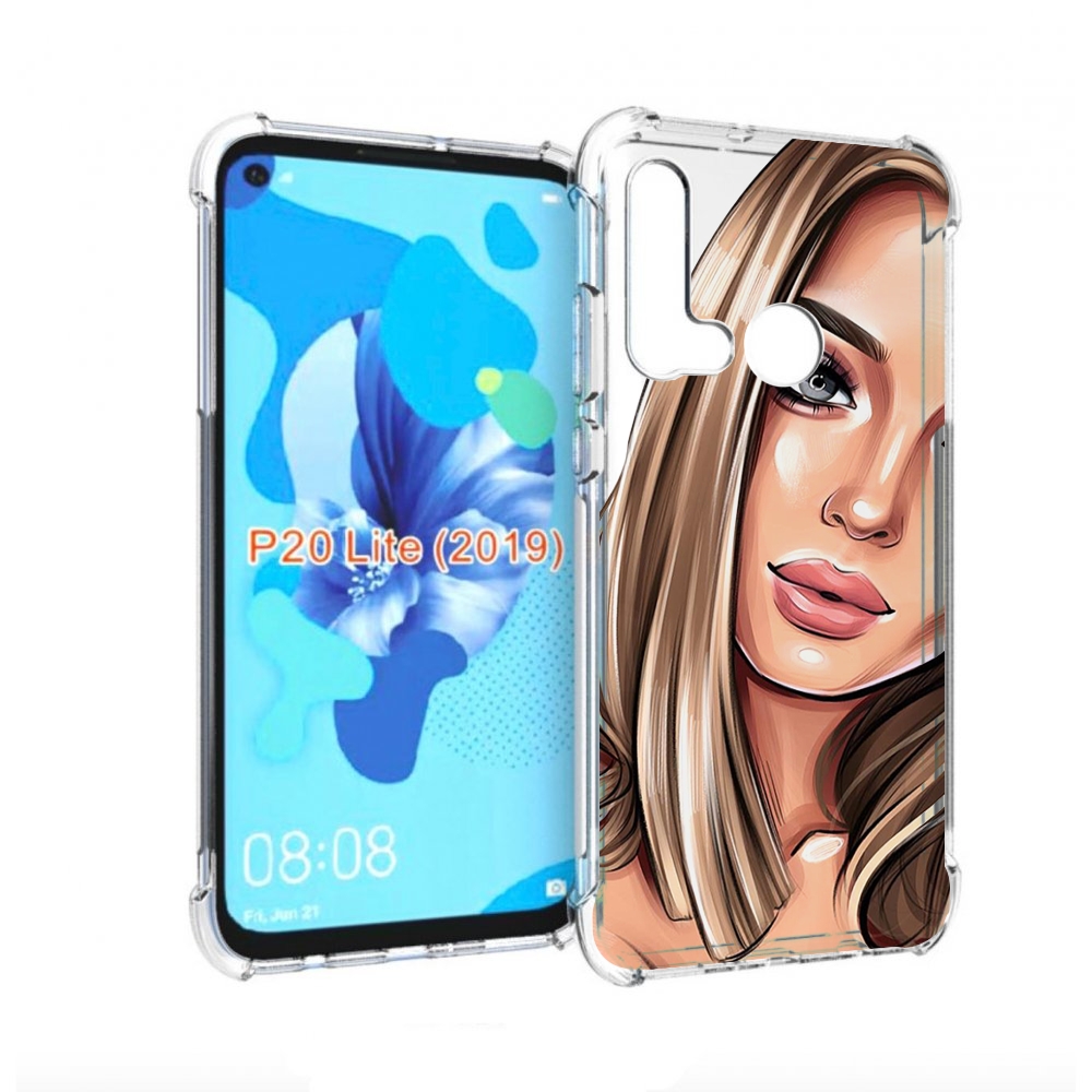 

Чехол бампер MyPads девушка-с-каре женский для Huawei P20 Lite (, Прозрачный, Tocco