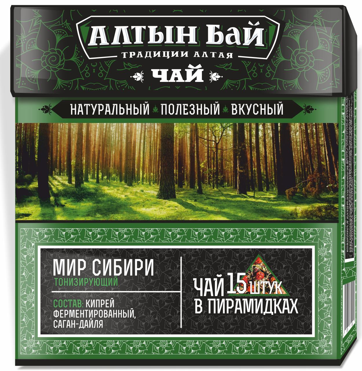 Чай Мир Сибири (Иван-чай в пирамидках, 15 шт