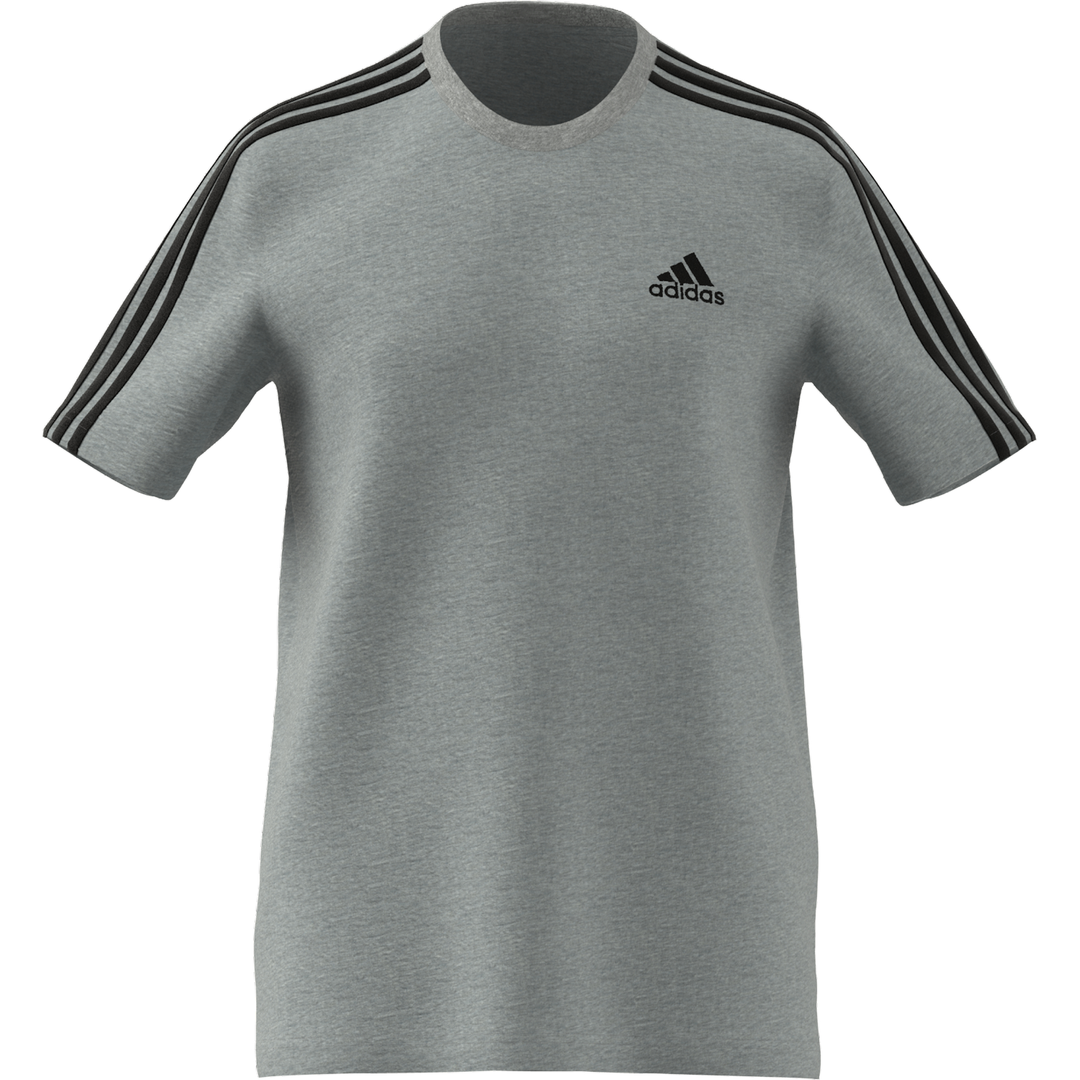 фото Футболка мужская essentials 3-stripes tee adidas серая s