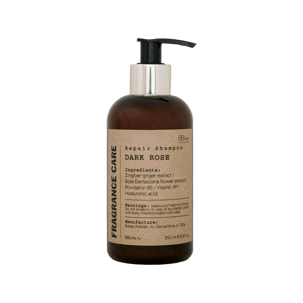 фото Шампунь bb one парфюмированный fragrance care repair shampoo dark rose 250 мл