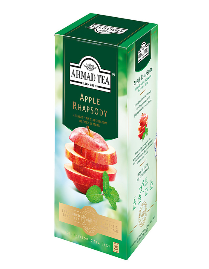 Чай Ahmad Tea Apple Rhapsody, 6 упаковок по 25 шт