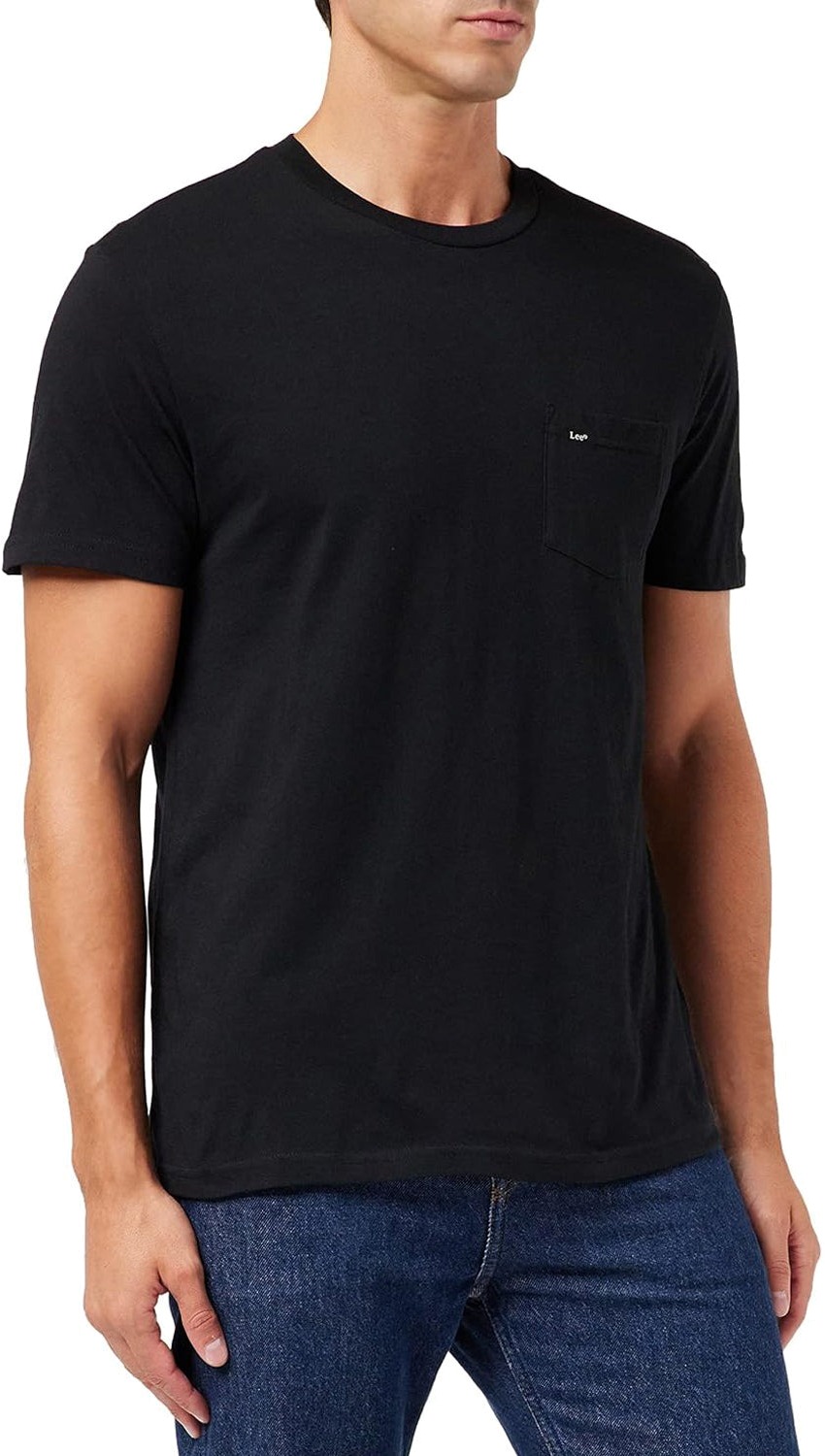 

Футболка мужская Lee POCKET TEE черная XXL, Черный, POCKET TEE