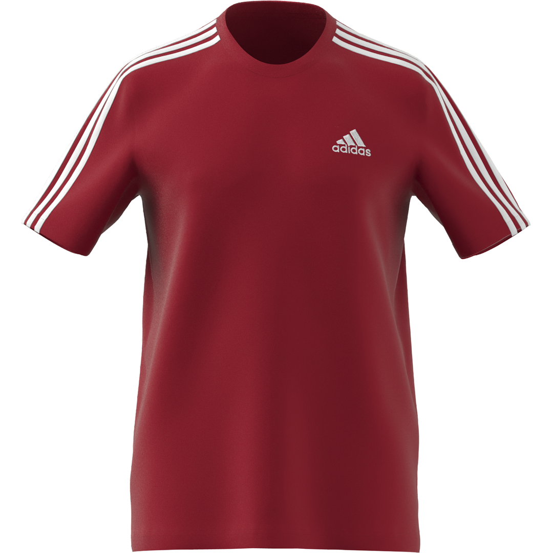 фото Футболка мужская essentials 3-stripes tee adidas красная xl