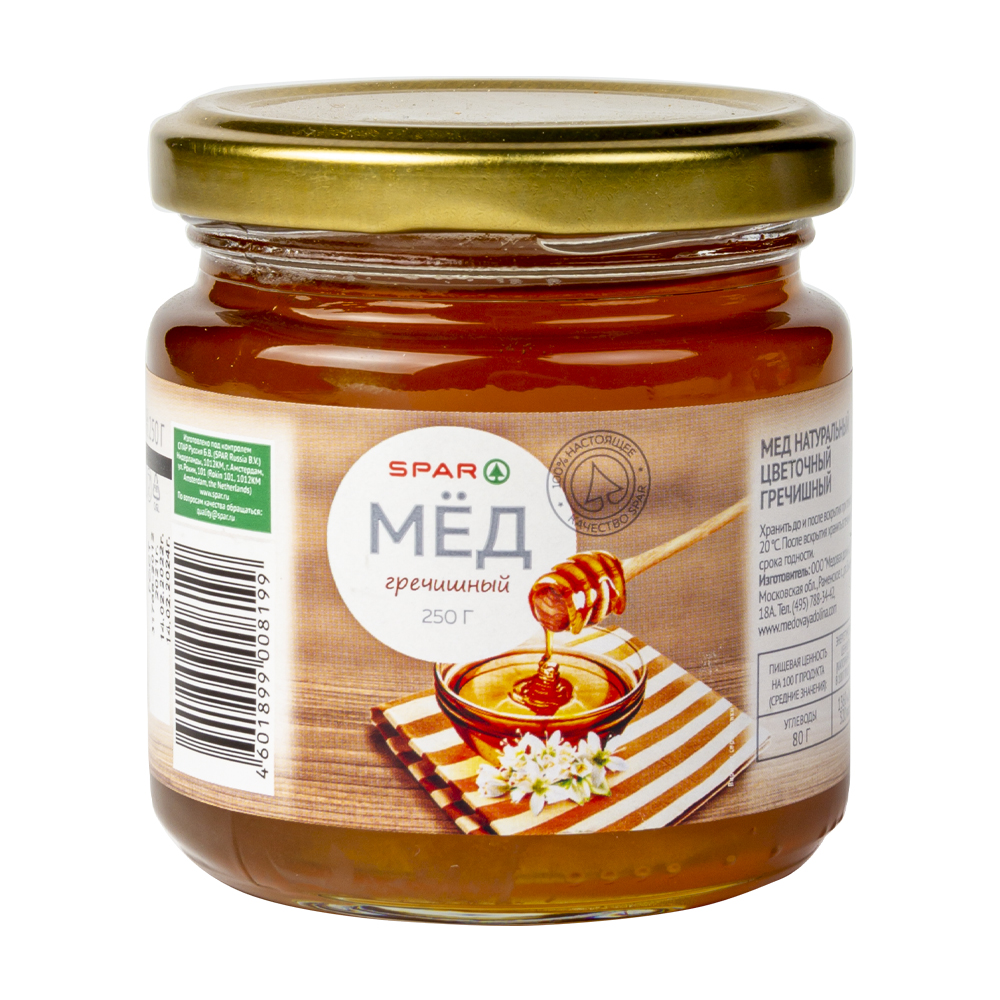 

Мед Spar Гречишный натуральный 250 г
