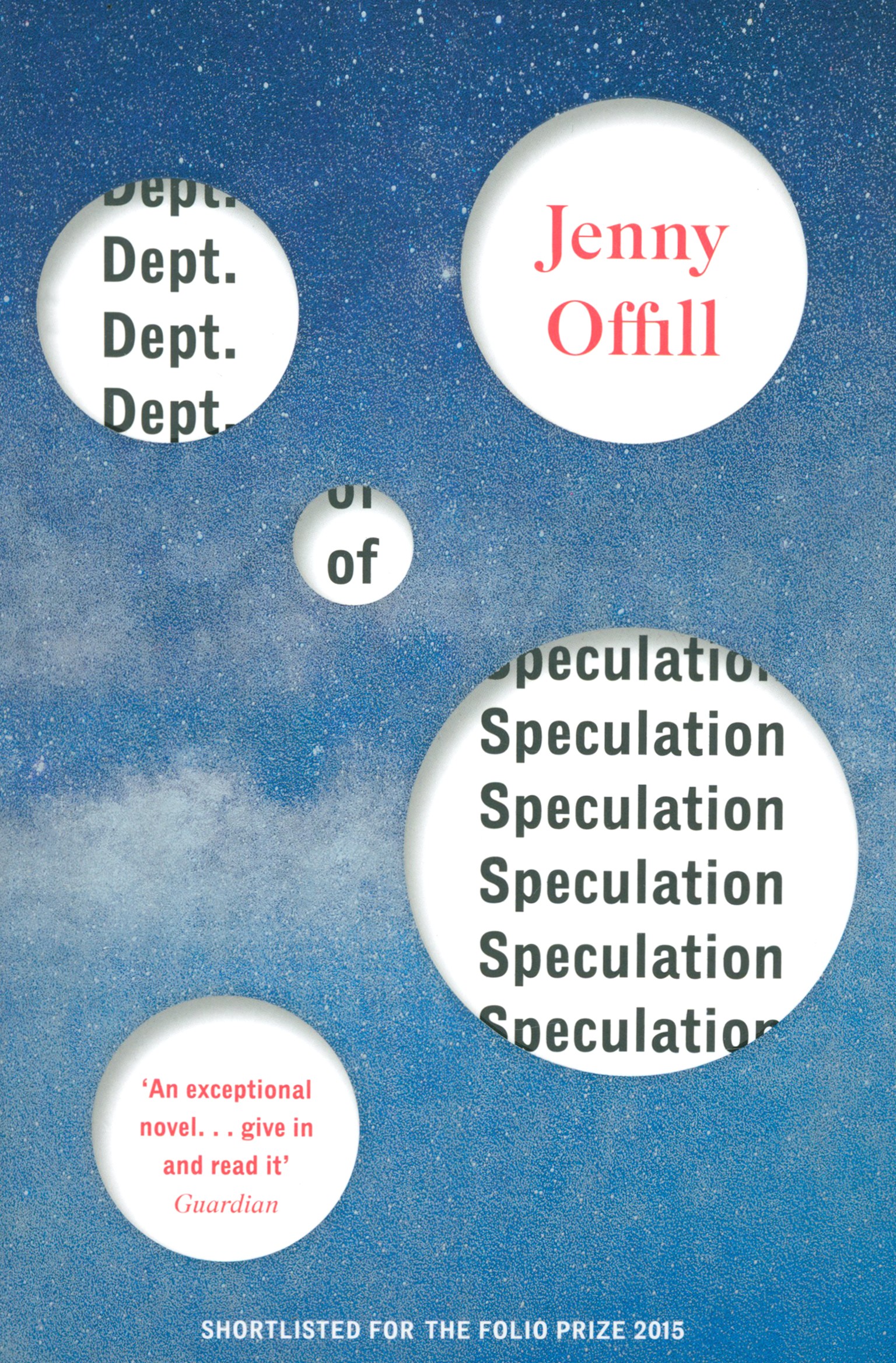 

Dept. of Speculation