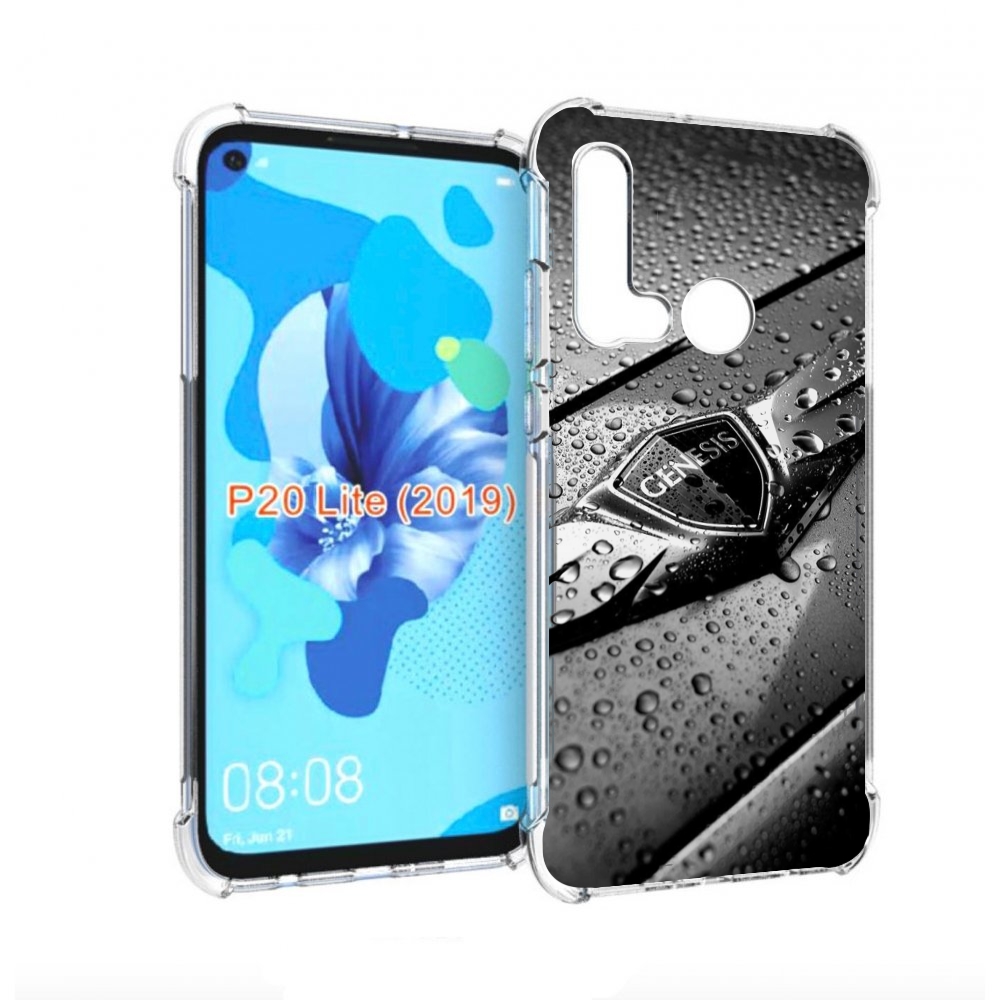 Чехол бампер MyPads дженезис genesis 2 мужской для Huawei P20 Li