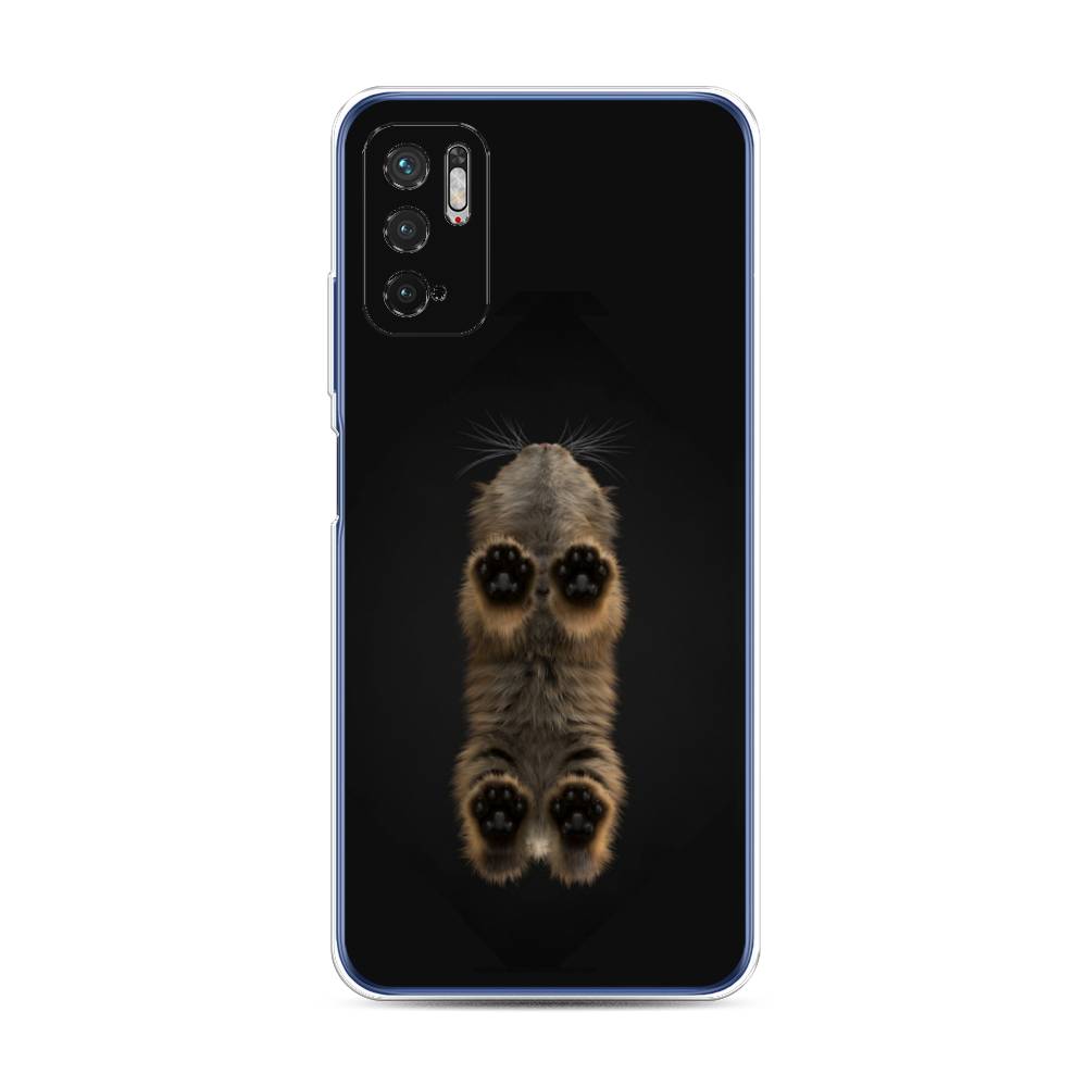 фото Силиконовый чехол "кошачьи лапки" на xiaomi redmi note 10t awog