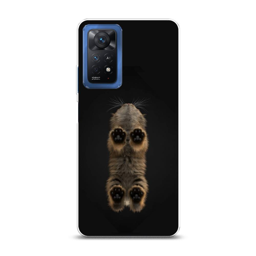 фото Силиконовый чехол "кошачьи лапки" на xiaomi redmi note 11 pro awog