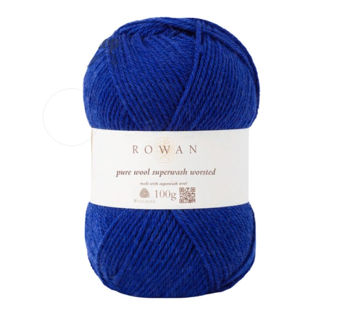 

Pure Wool Superwash Worsted /Пур Вул Супервош Ворстед/ пряжа Rowan, 9802170 (148, *), Синий
