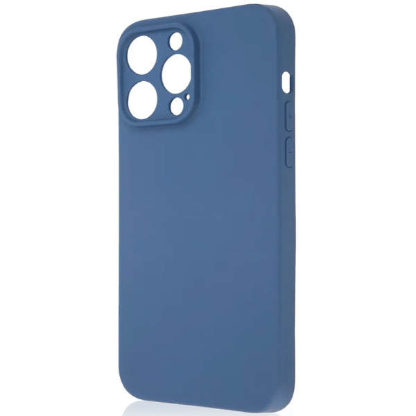 Чехол iPhone 13 Pro Max цветнои? силикон, синий