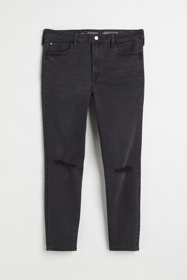 

Джинсы женские H&M 1044626008 серые 4XL (доставка из-за рубежа), Серый, 1044626008