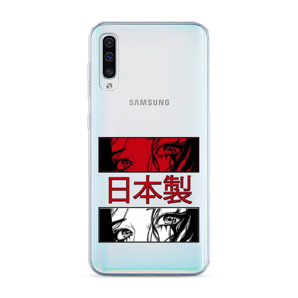 

Чехол на Samsung Galaxy A30s "Аниме глаза манга", Красный;белый;черный, 28850-4