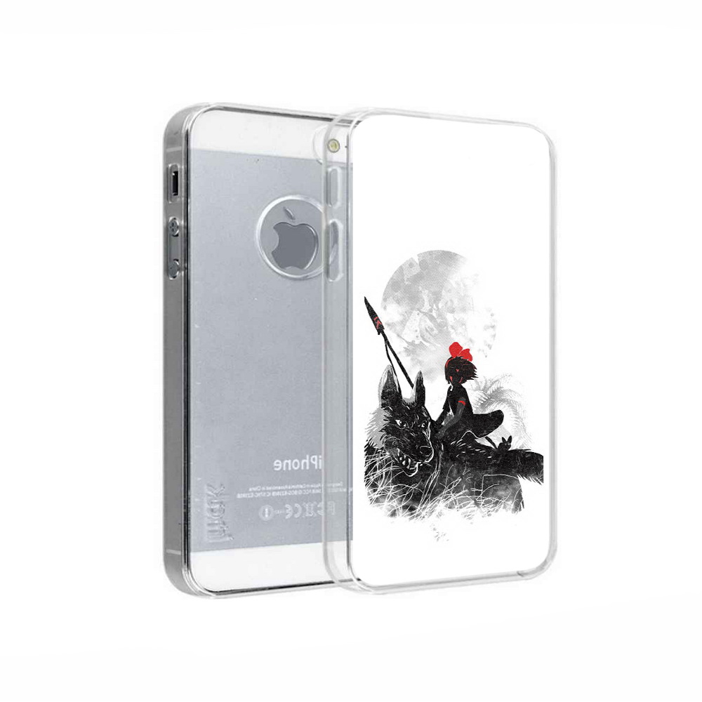 

Чехол MyPads Tocco для Apple iPhone 5 мононоке, Прозрачный, Tocco