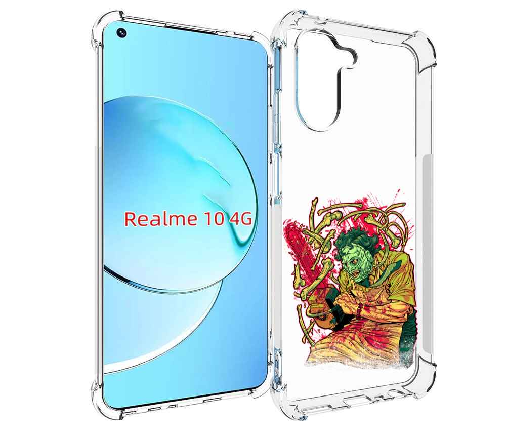 

Чехол MyPads яркий мясник для Realme 10, Прозрачный, Tocco