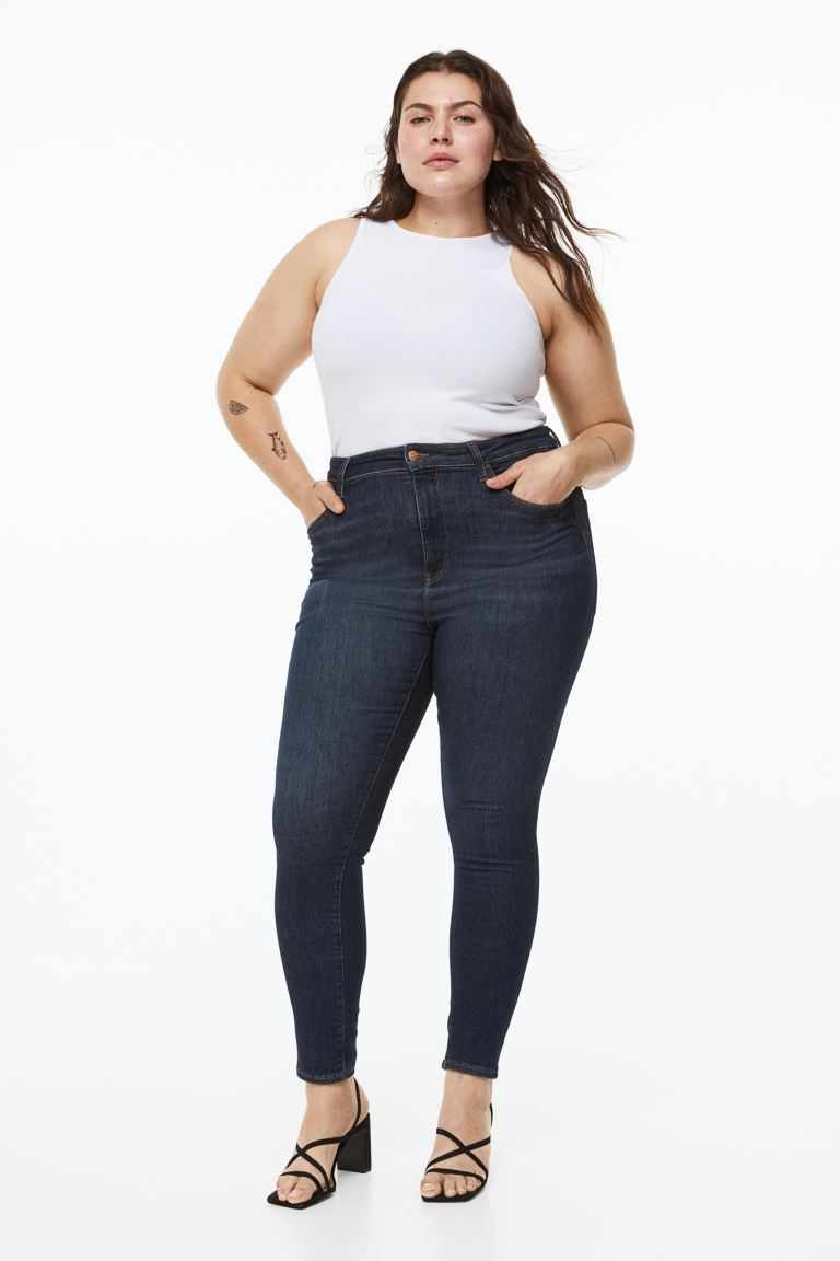 

Джинсы женские H&M 1044626015 синие 3XL (доставка из-за рубежа), Синий, 1044626015