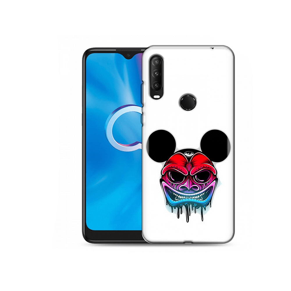 

Чехол MyPads Tocco для Alcatel 1SE (2020) 5030D микки в маске (PT152068.668.473), Прозрачный, Tocco
