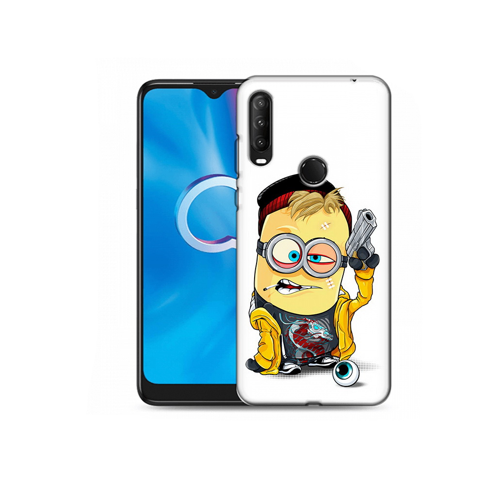 

Чехол MyPads Tocco для Alcatel 1SE (2020) 5030D миньон бандит (PT152068.668.475), Прозрачный, Tocco