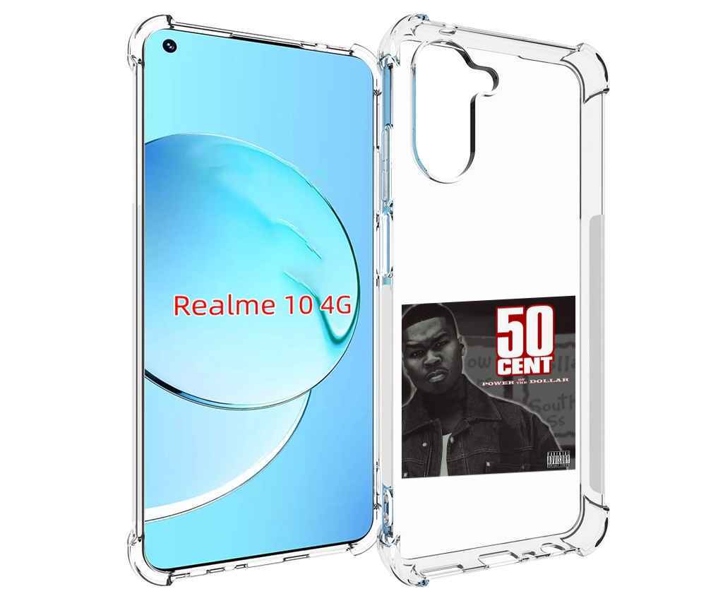 

Чехол MyPads 50 Cent - Power Of The Dollar для Realme 10, Прозрачный, Tocco