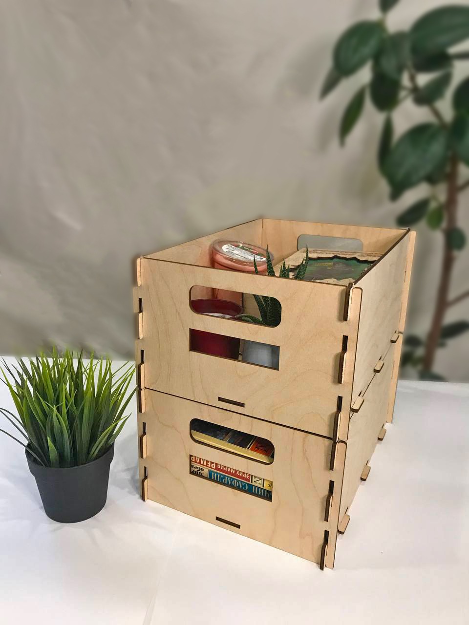 

Коробки для хранения Рубикон 2 шт