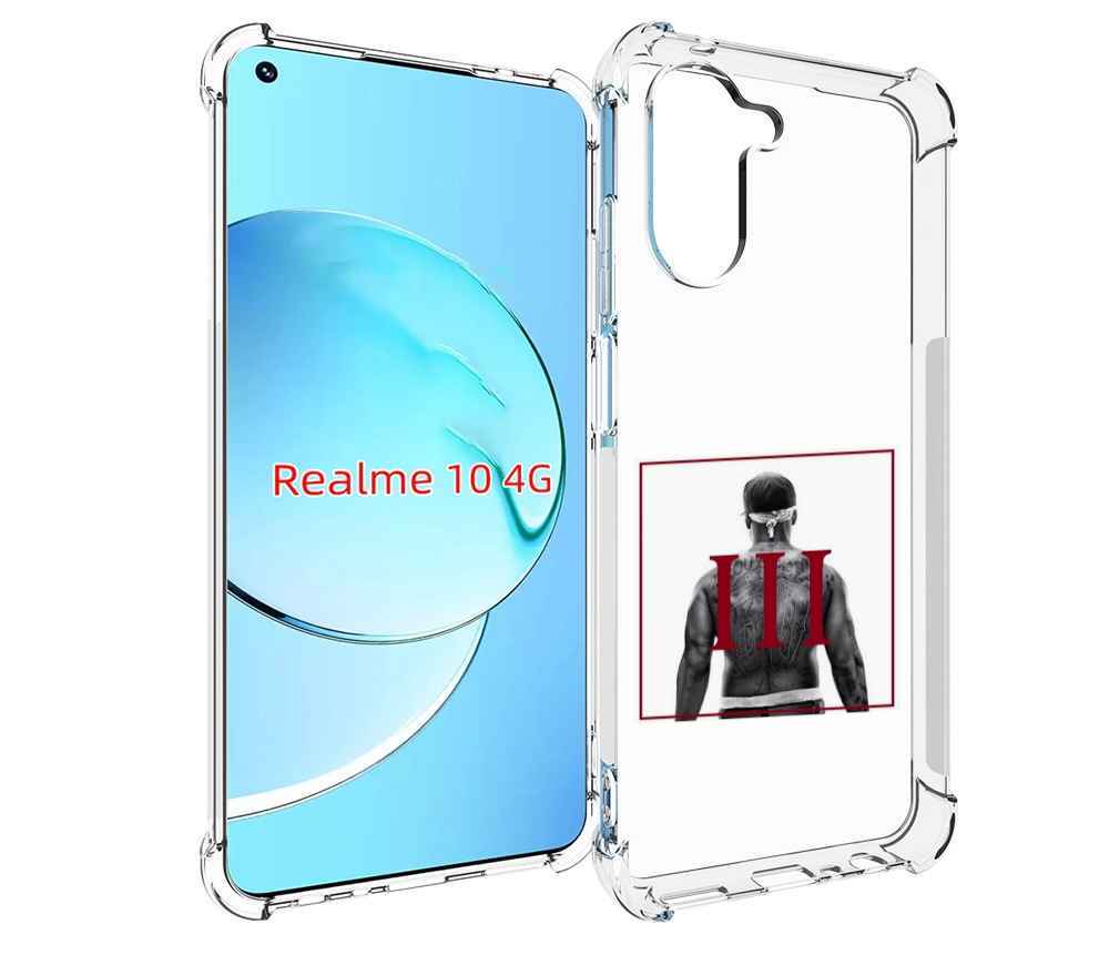 

Чехол MyPads 50 Cent - Straight Outta The Hood III для Realme 10, Прозрачный, Tocco