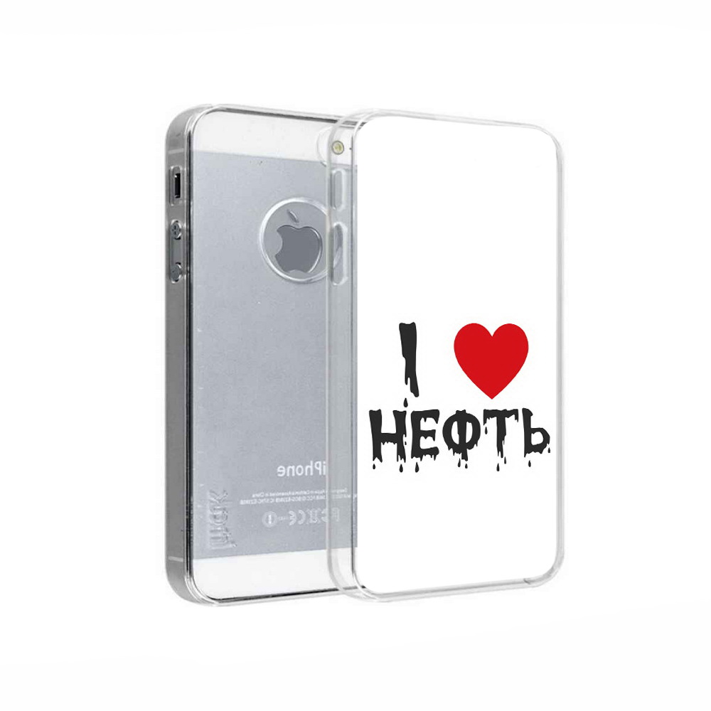 

Чехол MyPads Tocco для Apple iPhone 5 нефть, Прозрачный, Tocco