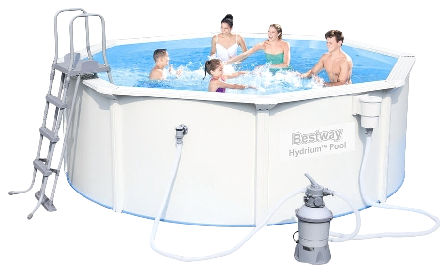 

Каркасный бассейн Bestway Hydrium 56382 460x460x120 см, Hydrium