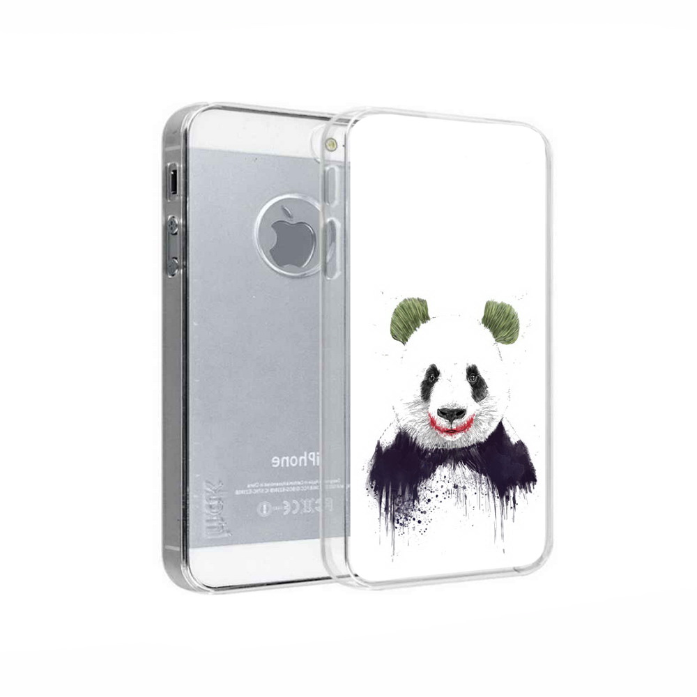 

Чехол MyPads Tocco для Apple iPhone 5 панда джокер, Прозрачный, Tocco