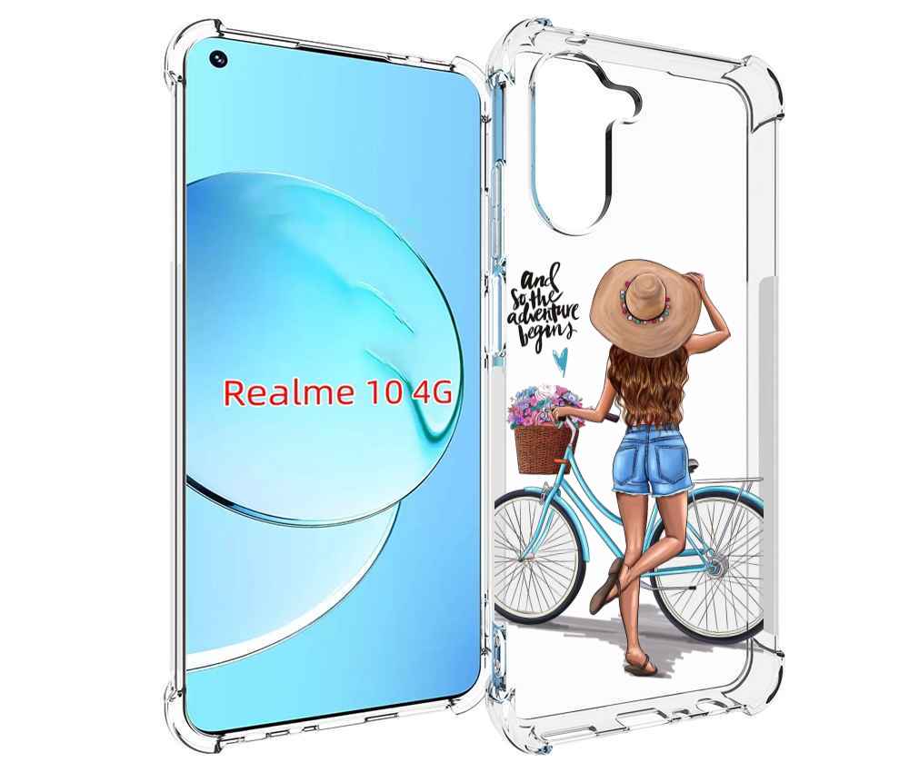 

Чехол MyPads Adventure женский для Realme 10, Прозрачный, Tocco