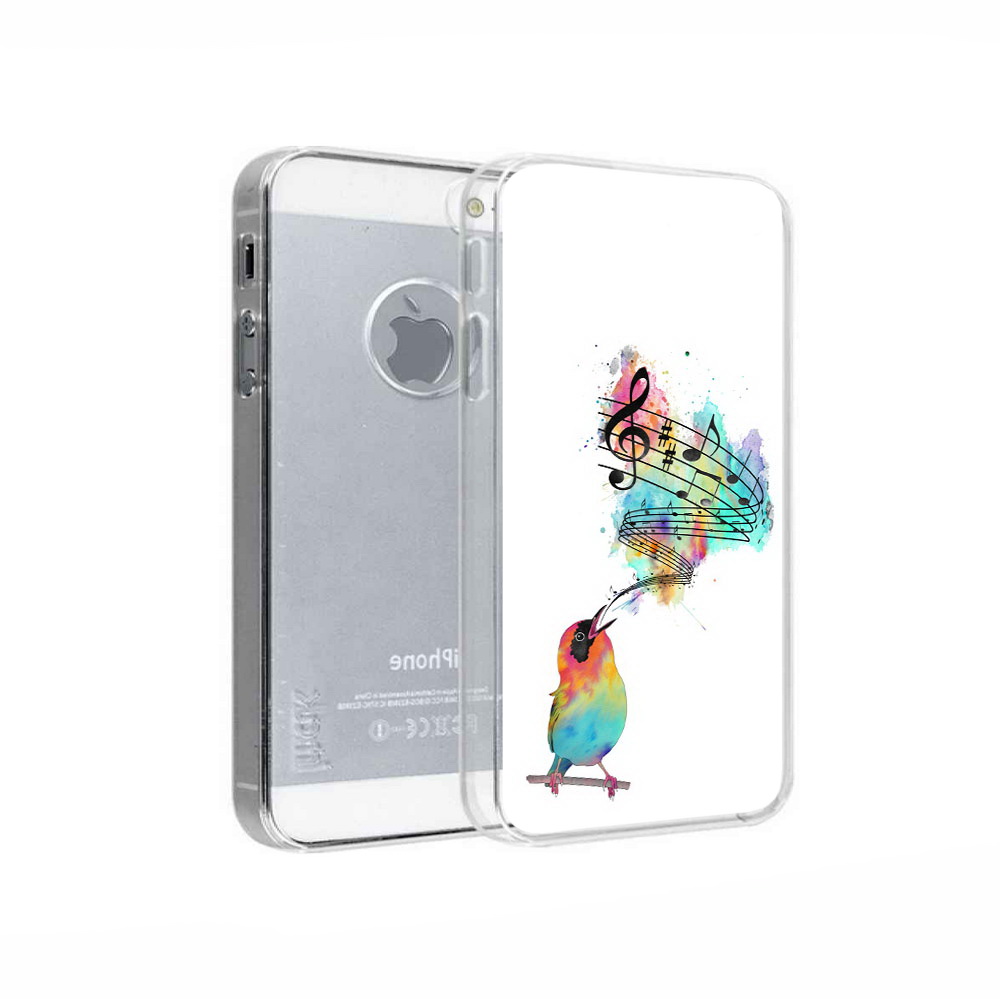 

Чехол MyPads Tocco для Apple iPhone 5 певчая птичка, Прозрачный, Tocco