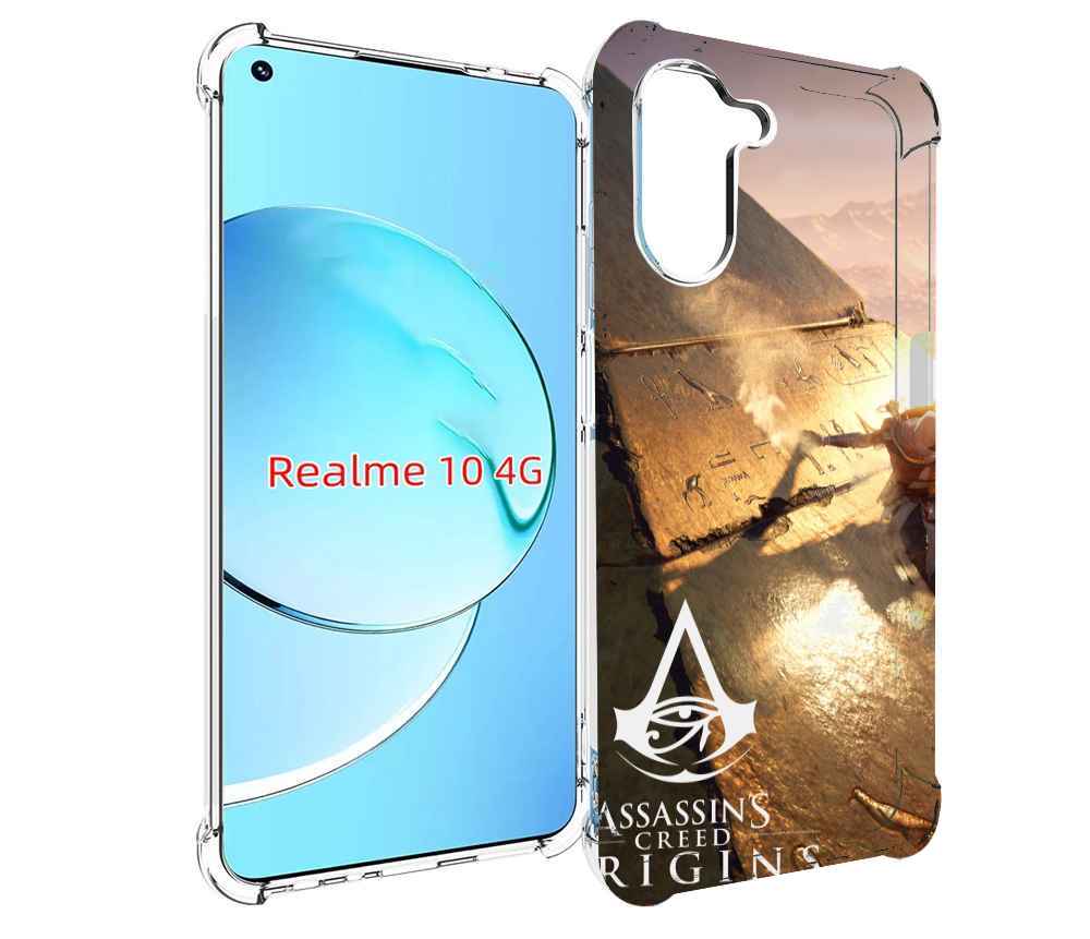 

Чехол MyPads Assassin's Creed Origins для Realme 10, Прозрачный, Tocco