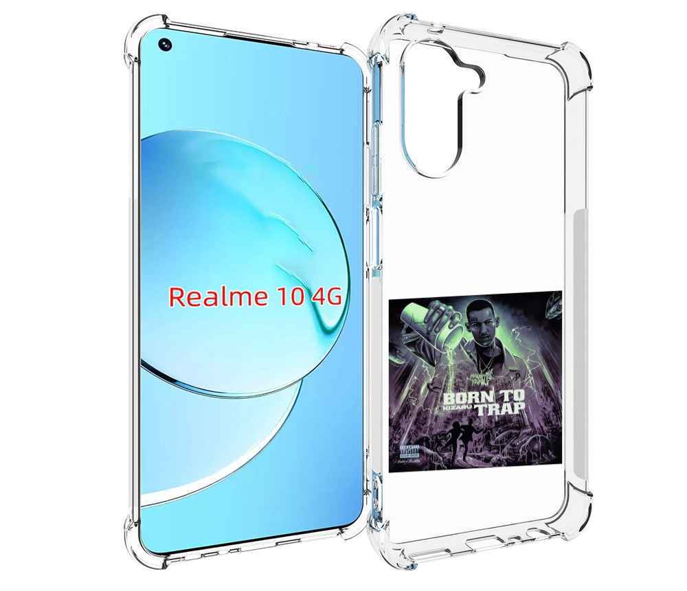 

Чехол MyPads Born to Trap Kizaru для Realme 10, Прозрачный, Tocco